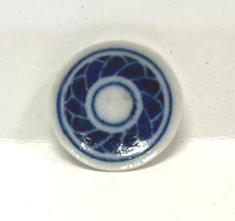 Blue and White Ceramic Plate #2